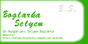 boglarka selyem business card